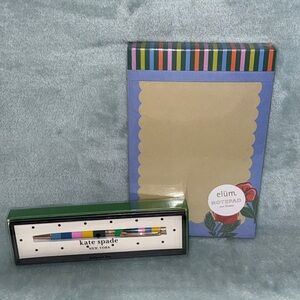 kate spade Multicolor Pen and Notepad Set